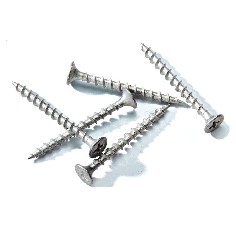 Wedi Non-Rust Screws, 1-5/8', Coarse Thread Screws, Ceramic Coating, for Wood and Metal Wall Studs, for Quick Installation of Shower Wall Panels, Shower Waterproofing, 1000 Pieces Pack, US5000012