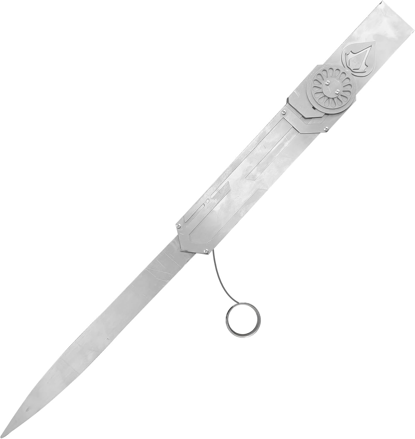 Metal Hidden Blade 1:1 Replica Retractable Stainless Steel Props Telescopic Mechanism for Cosplay & Collectors (Ezio)
