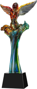 Trophies, Medals Awards Glass Girls Trophy Company Unit Team School Art Festival Champion Memorial Trophy Trophy of Excellent Female Beauty Model Competition A Gift for Children