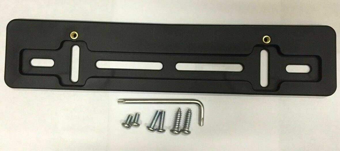 200 Front License Plate Tag Holder Mounting Adapter Bumper Kit Bracket for Auto Car SUV Truck Van Golf Cart (All Models) Quantity Discount (9.45$ to 5.60$)(Each with 6 Screws + 2 Built in Nuts) (200)