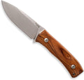 LionSTEEL M4 Fixed Blade FatCarbon Glow in the Dark Carbon Fiber Handle Scales, Full Extended Tang Construction, M390 Steel Blade, Triple Stitched Leather Sheath, KAVISO Exclusive