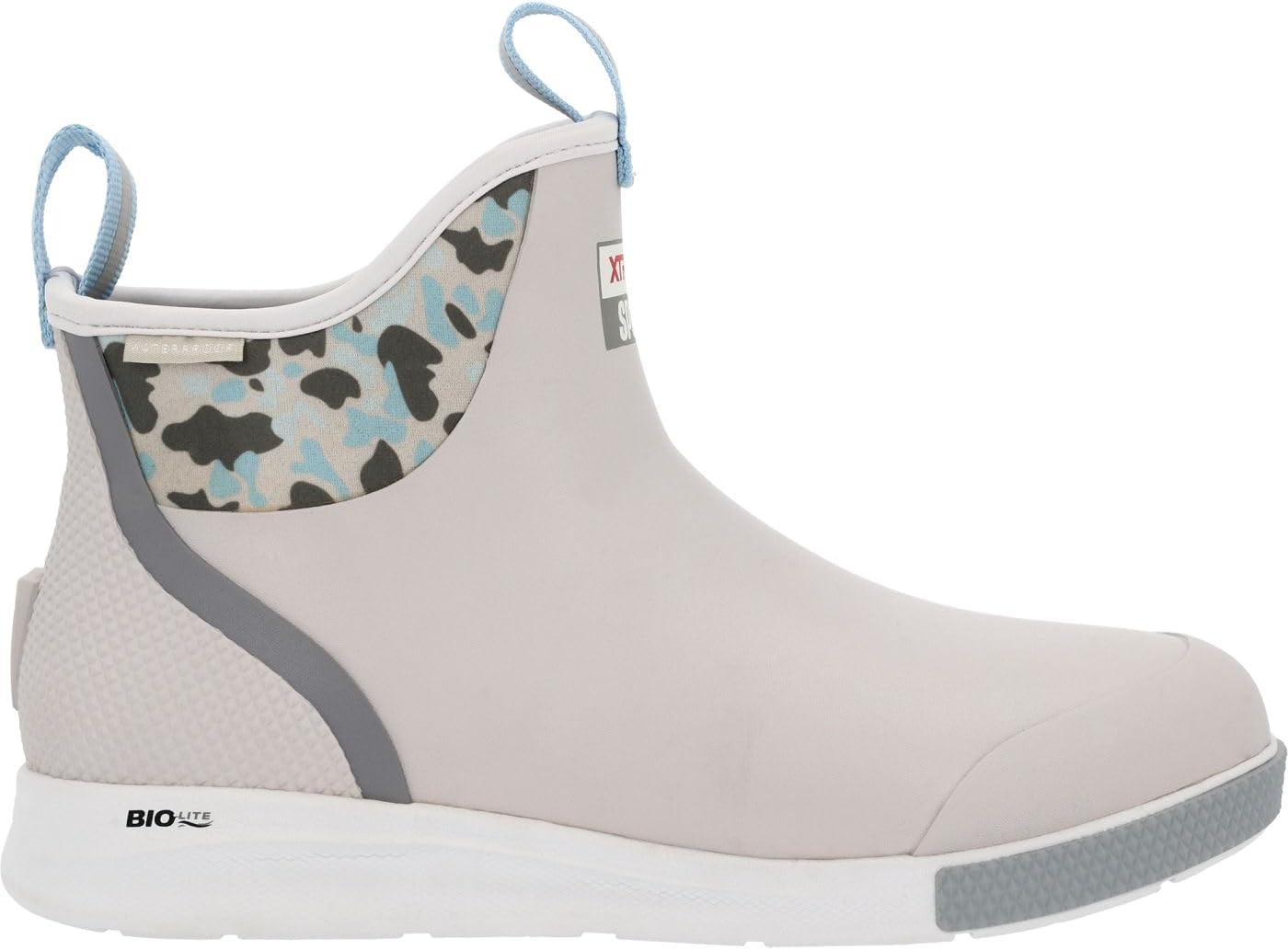 XTRATUF 6' Men's Ankle Deck Boot Sport - 30% Lighter, 100% Waterproof Rubber Fishing Footwear - Non-Marking, Slip-Resistant Outsole - Moisture-Wicking Liner
