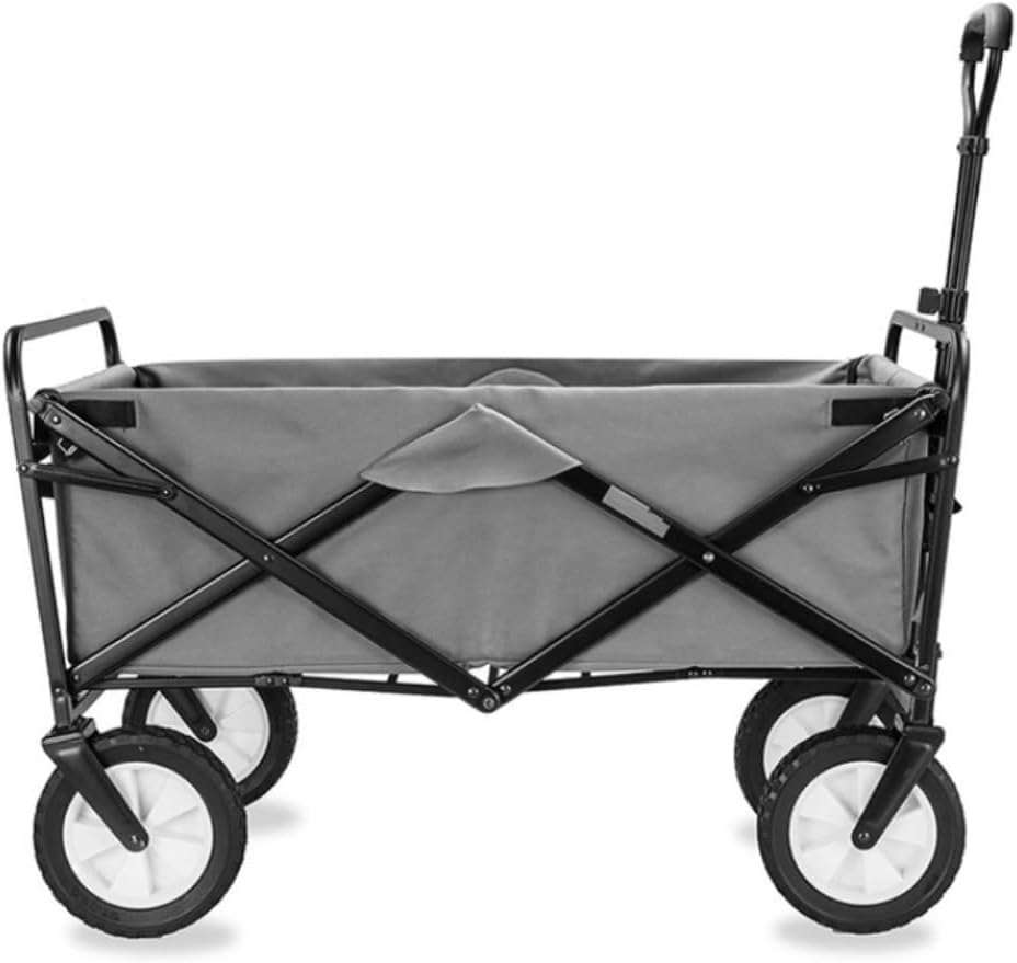Trolley Cart Folding Utility Wagon Cart Garden Camping Wagon Sports Wagon Heavy Duty for Outdoor Festivals Camping Camping Cart Garden Wagon