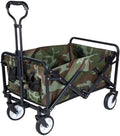 Folding Wagon Cart Beach Wagon Grocery Wagon Folding Carry Cart Folding Wagon Trolley Camping Cart Collapsible Outdoor Garden Sport Carry Wagon Garden Garden Wagon Utility Wagon Grocery Cart ( Color :