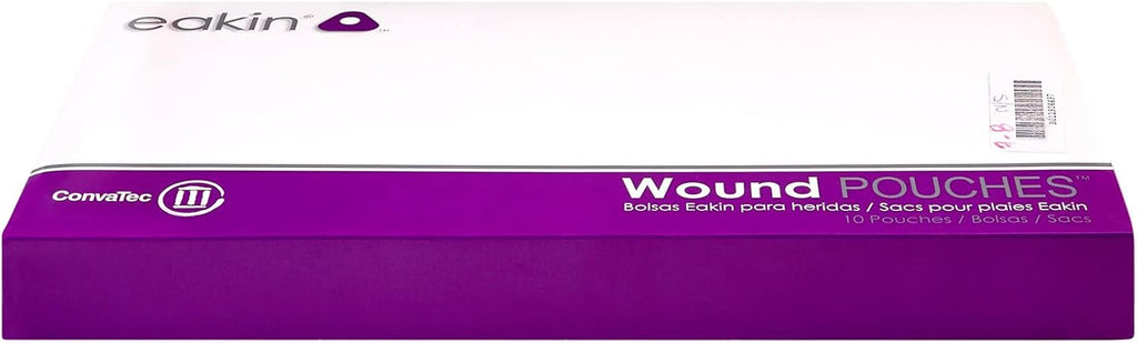 ConvaTec Eakin Fistula Wound Pouch with New Tap Closure 6.9' x 4.3'