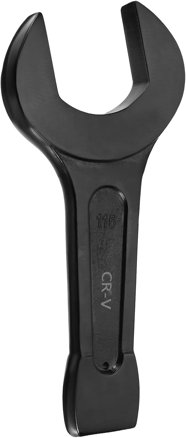 HARFINGTON Open End Striking Wrench 115mm Metric CR-V Steel Single Open Spanner Baking Paint U Shape Head Wrench Hand Tool for Mechanical Automotive Repair