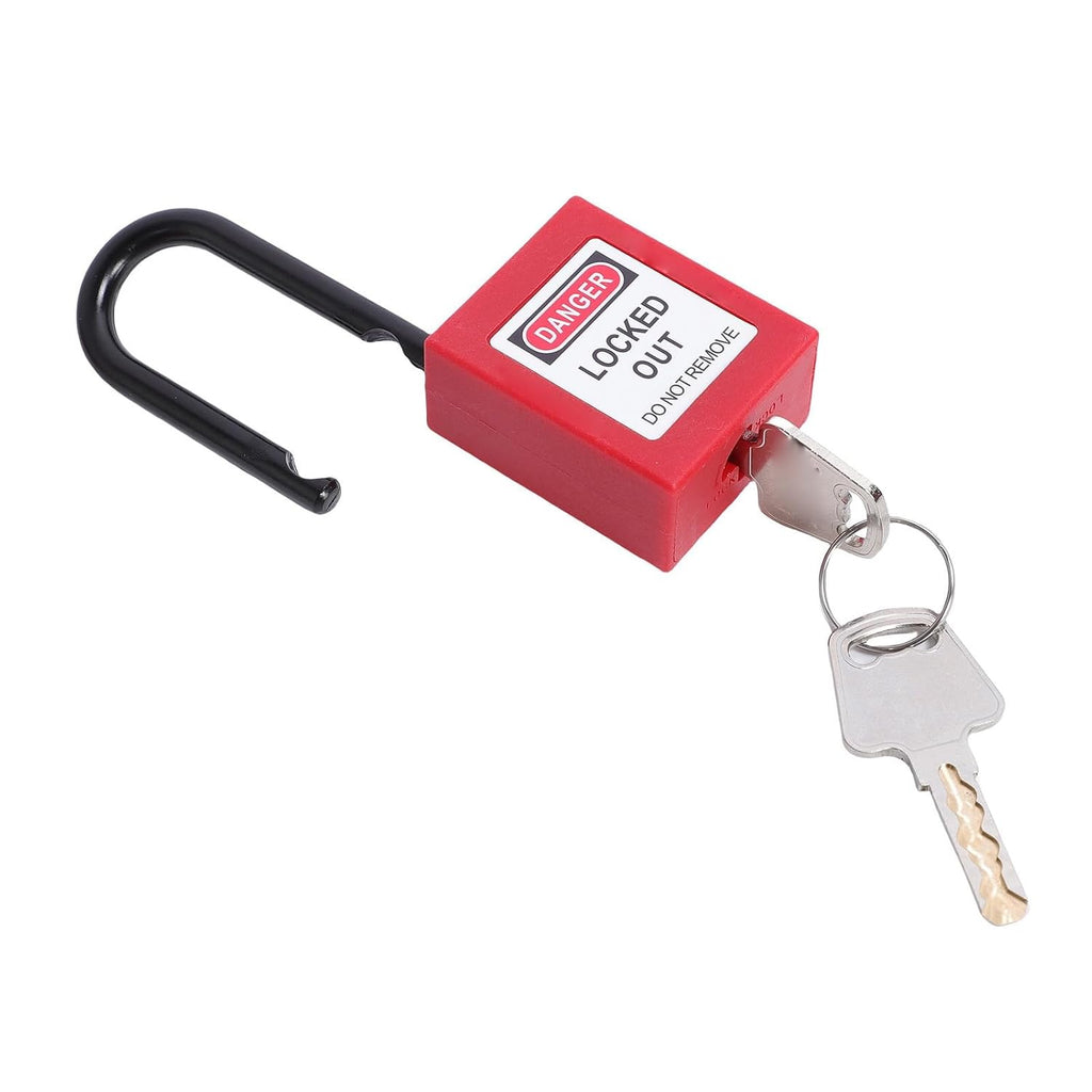 Electrical Lockout Tagout Kit Group Lockout Hasps Universal Clamp On Circuit Breaker Lock Loto Safety Padlock Set with Tool Box for Industry