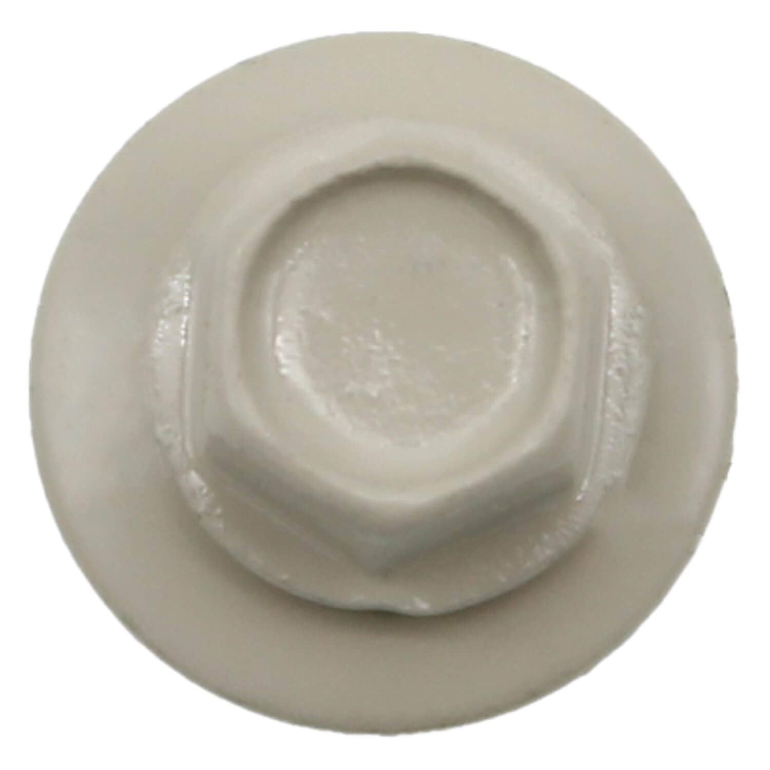 10 x 2-1/2' Light Stone Metal Roofing Screws - Hex Washer Head- Self-Starting/Tapping - EPDM Washer. 4 X 250 Bags - 1,000 Screws