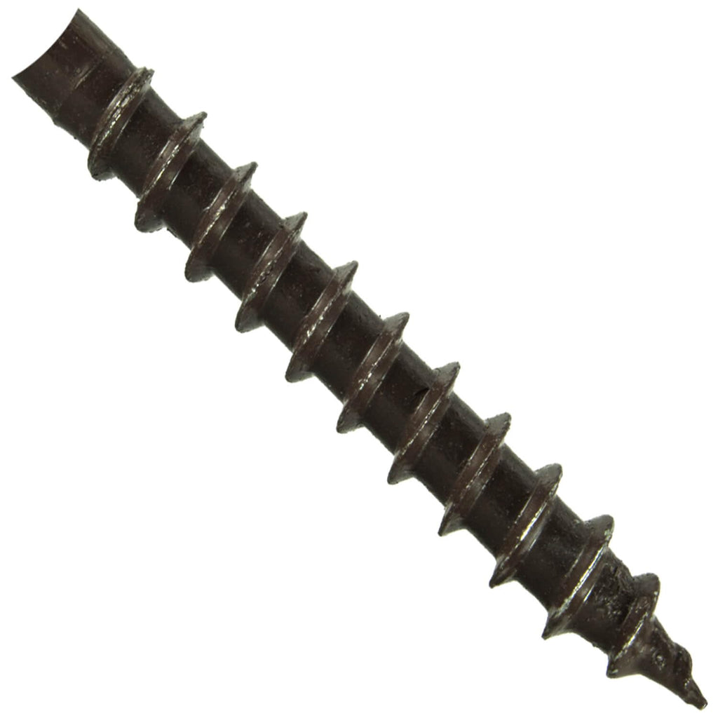 Jake Sales #14 x 7 Coated Torx/Star Drive Gutter Screws - Brown Exterior Coated Fasteners - for Fastening Gutters to Wood - Torx/Star T-30 Drive Head (Full Box - 650 Screws)