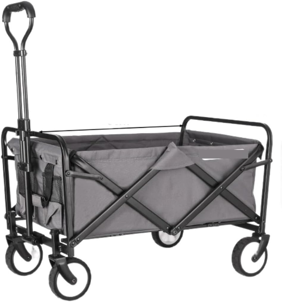 Folding Wagon Cart Beach Wagon Grocery Wagon Collapsible Folding Wagon Utility Wagon Cart Outdoor Garden Camping Wagon Sports Wagon Heavy Duty Garden Wagon Utility Wagon Grocery Cart ( Color : H )
