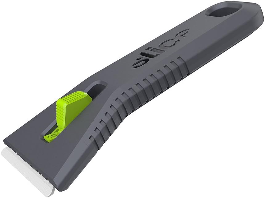 10593-CS Auto-Retracting, Utility Scraper, Locking Ceramic Blade, Rust Free, Finger Friendly, Soft-Touch Comfort Grips Reduce Strain, 12 Pack
