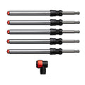 Diablo Amped Rebar Demon SDS-Plus 4-Cutter Full Carbide Head Dust Extraction Hammer Drill Bit - 5/8' Diameter, 14' Length, 8' Working Length, 5-Pack - DMAPLA4510-S6