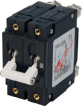 AMRB-7256 Blue Sea C-Series White Toggle Circuit Breaker - Double Pole - 80 AMP