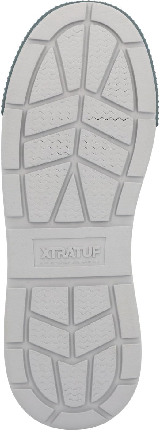 XTRATUF 6' Men's Ankle Deck Boot Sport - 30% Lighter, 100% Waterproof Rubber Fishing Footwear - Non-Marking, Slip-Resistant Outsole - Moisture-Wicking Liner