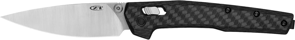 Zero Tolerance 0117, Folding Pocket Knife, 3.3 inch Sleek MagnaCut Steel Blade, Carbon Fiber Handle, DuraLock Opening Mechanism, Pocketclip