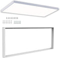 10 Pack 2x4 Surface Mount Kit Aluminum Frame for 2x4 LED Flat Panel Light, Not Included LED Panel Light