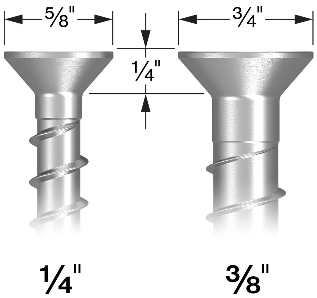 Simpson Strong-Tie THD37500CS - 3/8 Inch x 5 Inch Countersunk Head, Zinc Plated Titen HD Heavy Duty Screw Anchor for Concrete, Easy Installation (Pack of 50)