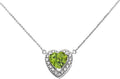 Claddagh Gold Fine Sterling Silver Diamond Personalized Birthstone Cubic Zirconia Heart-Shaped Necklace