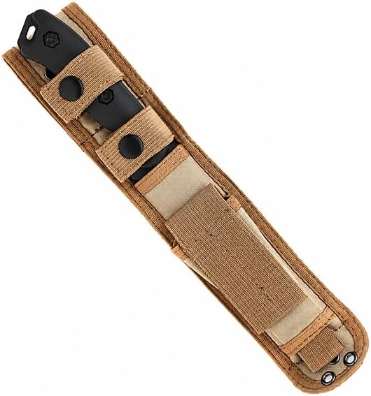 KA-BAR BK16 Becker Fixed Blade Knife 4.4' Drop Point 1095 Cro-Van Black Powder Coat Blade Grivory Handle Black