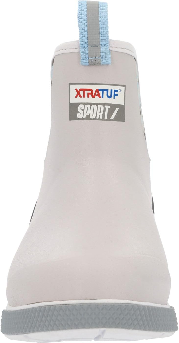 XTRATUF 6' Men's Ankle Deck Boot Sport - 30% Lighter, 100% Waterproof Rubber Fishing Footwear - Non-Marking, Slip-Resistant Outsole - Moisture-Wicking Liner