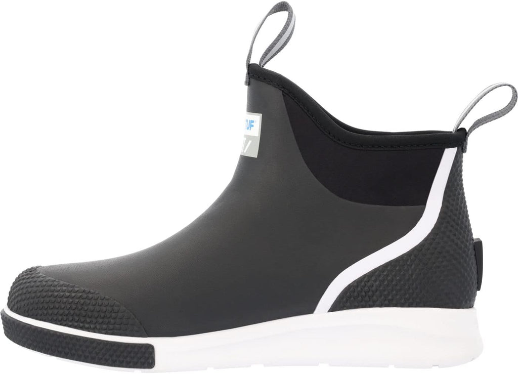 XTRATUF 6' Men's Ankle Deck Boot Sport - 30% Lighter, 100% Waterproof Rubber Fishing Footwear - Non-Marking, Slip-Resistant Outsole - Moisture-Wicking Liner