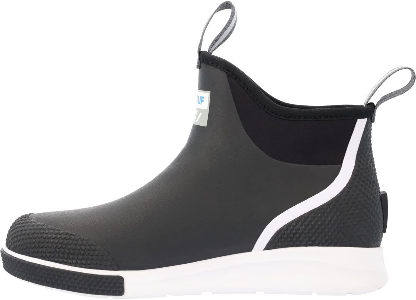 XTRATUF 6' Men's Ankle Deck Boot Sport - 30% Lighter, 100% Waterproof Rubber Fishing Footwear - Non-Marking, Slip-Resistant Outsole - Moisture-Wicking Liner