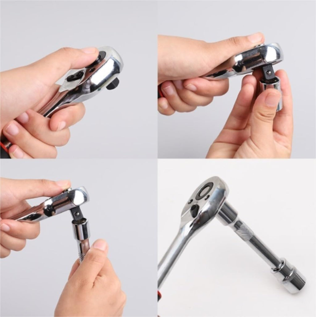 Repair Tools Hand Tool Sets Tool Box Set Open-End Spanners Allen Wrench Set Ratchet Wrench Screwdriver Bicycle Motorcycle Car Repair Tool Kit wljdp240511