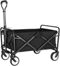 Trolley Cart Folding Wagon Utility Wagon Cart Outdoor Garden Camping Wagon Sports Wagon Heavy Duty Camping Cart Garden Wagon