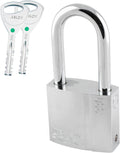 ENFORCER ABLOY 330-50 Padlock - 2' (50mm) Shackle Clearance, 8mm (5/16') Boron Steel Shackle, 2.24' Wide Brass Body - Disc Detainer Lock for Trucking, Rail, Containers - Bank-Safe Protection