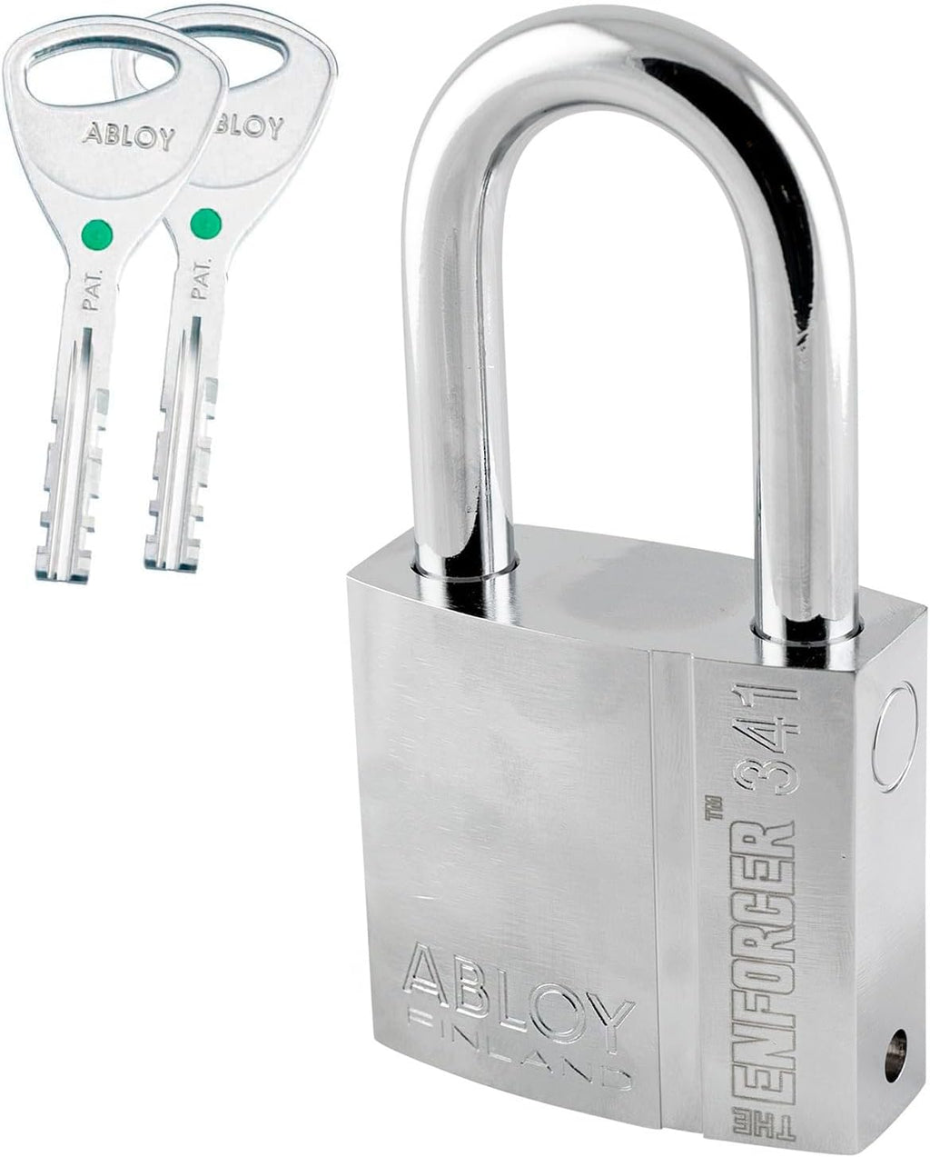 ENFORCER ABLOY 341-50 Heavy-Duty Padlock - 2' (50mm) Shackle Clearance, 25/64' (10mm) Thick Boron Steel Shackle - Disc Detainer Lock for Trucking, Rail, Containers - Bank-Safe Protection
