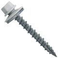 Metal Roofing Screws: (1000) 10 x 1-1/2' Brite White Hex Head Sheet Metal Roof Screw. Self Starting Metal to Wood siding Screws. EPDM Washer. Colored Head