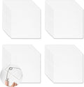 Morvat Adjustable Spring Access Panel 6'x6' Inches, for Drywall, Ceiling, Electrical, Plumbing Heavy-Duty & Easy Install, Wall Hole Cover Plate, White | Fits 5.5'x6' - 7'x7' Inches | (40-Pack)