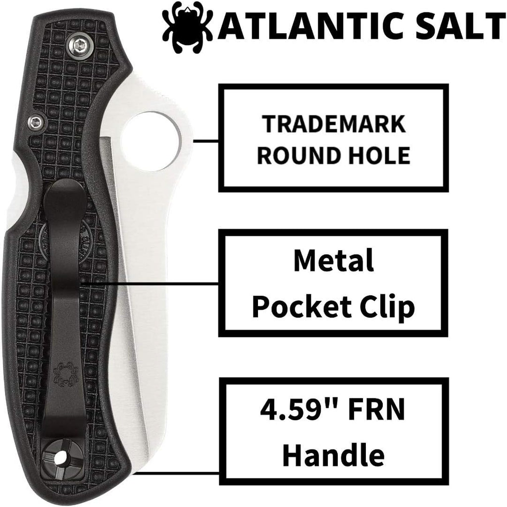 Spyderco Atlantic Salt Rust Free Serrated Edge Knife