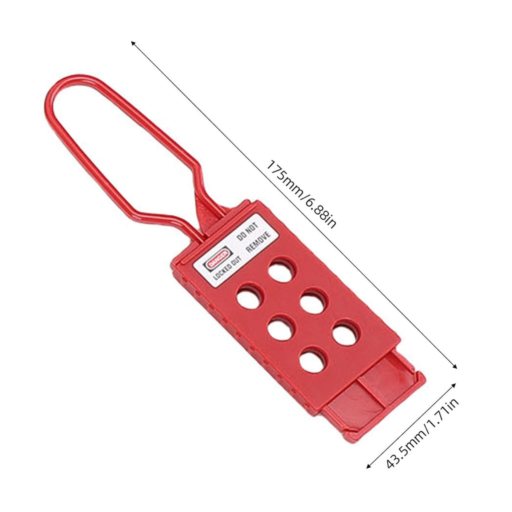 Lockout Tagout Kit Electrical Loto - Group Lockout Hasps with Safety Padlocks - Electrical Valve Set for Industrial Maintenance, Hazardous Energy Control