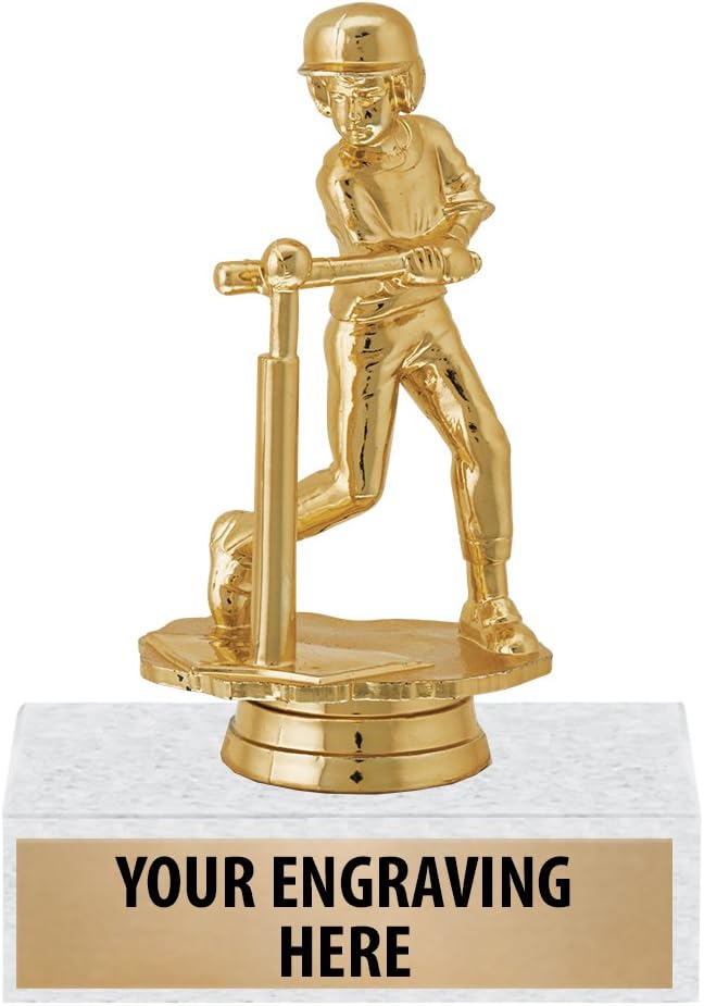 5' Gold T-Ball Trophies - Custom Boys T Ball Trophy Awards