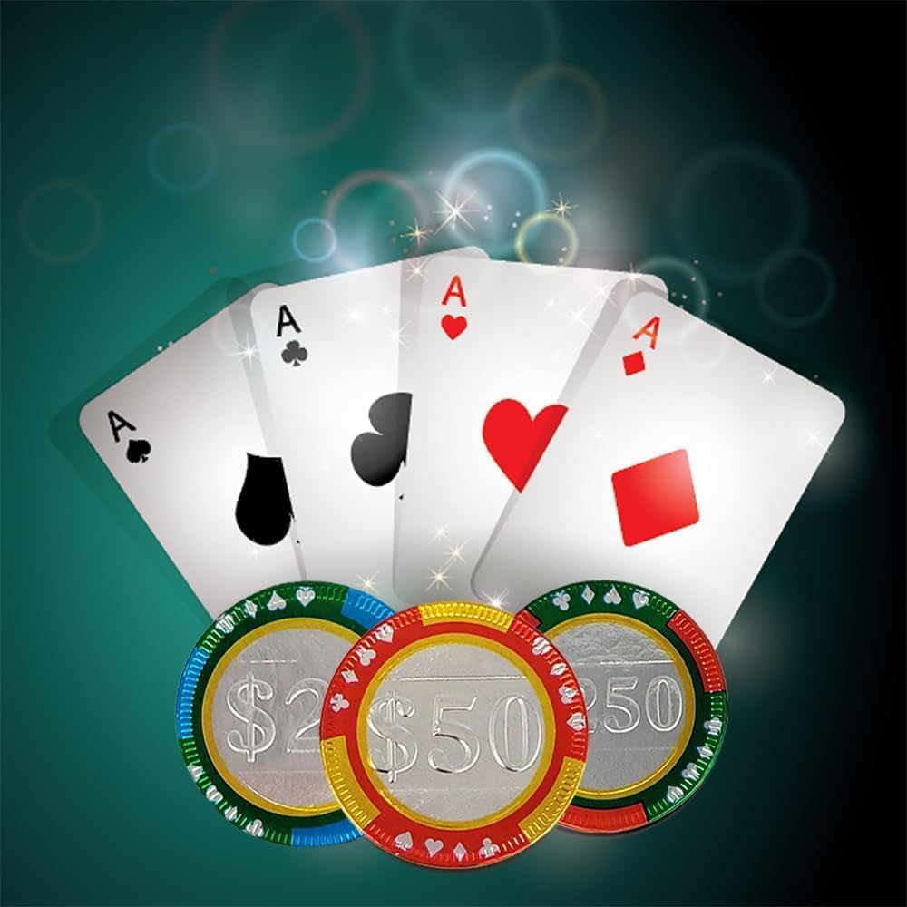 Fruidles Casino Poker Chips - Belgian Milk Chocolate Coins, Kosher Certified Dairy, Non GMO (20 Pounds (Bulk))