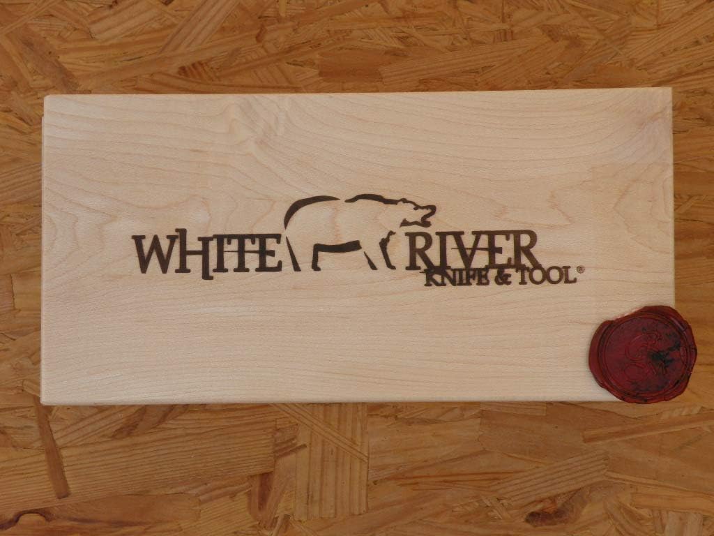 White River Model 1 Pro Fixed Blade Knife, Orange Textured G10 Handle