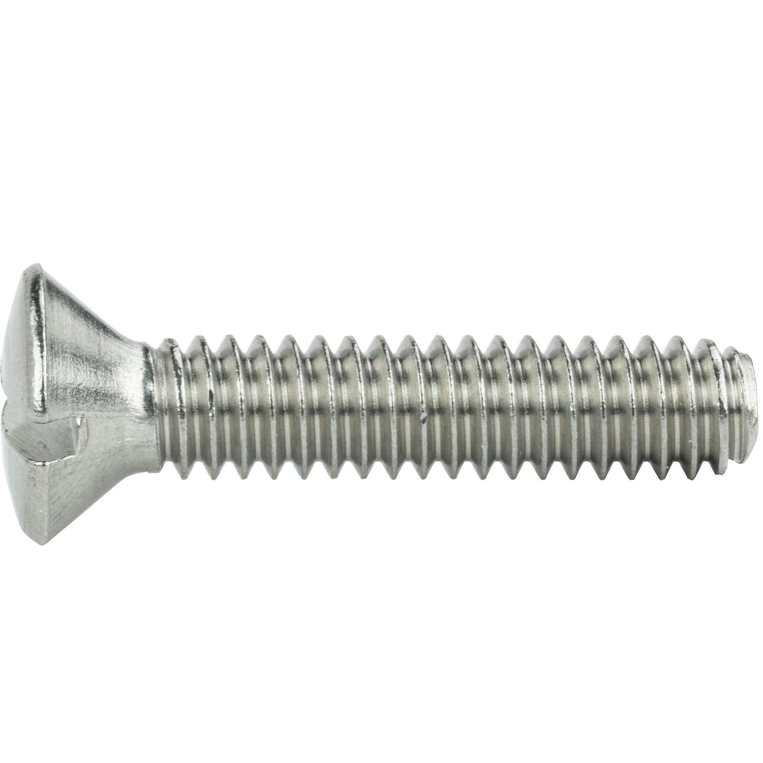 1/4-20 x 5/8' - Slotted Oval Head Stainless Steel 18-8 500 Pcs Machine Screws B2B