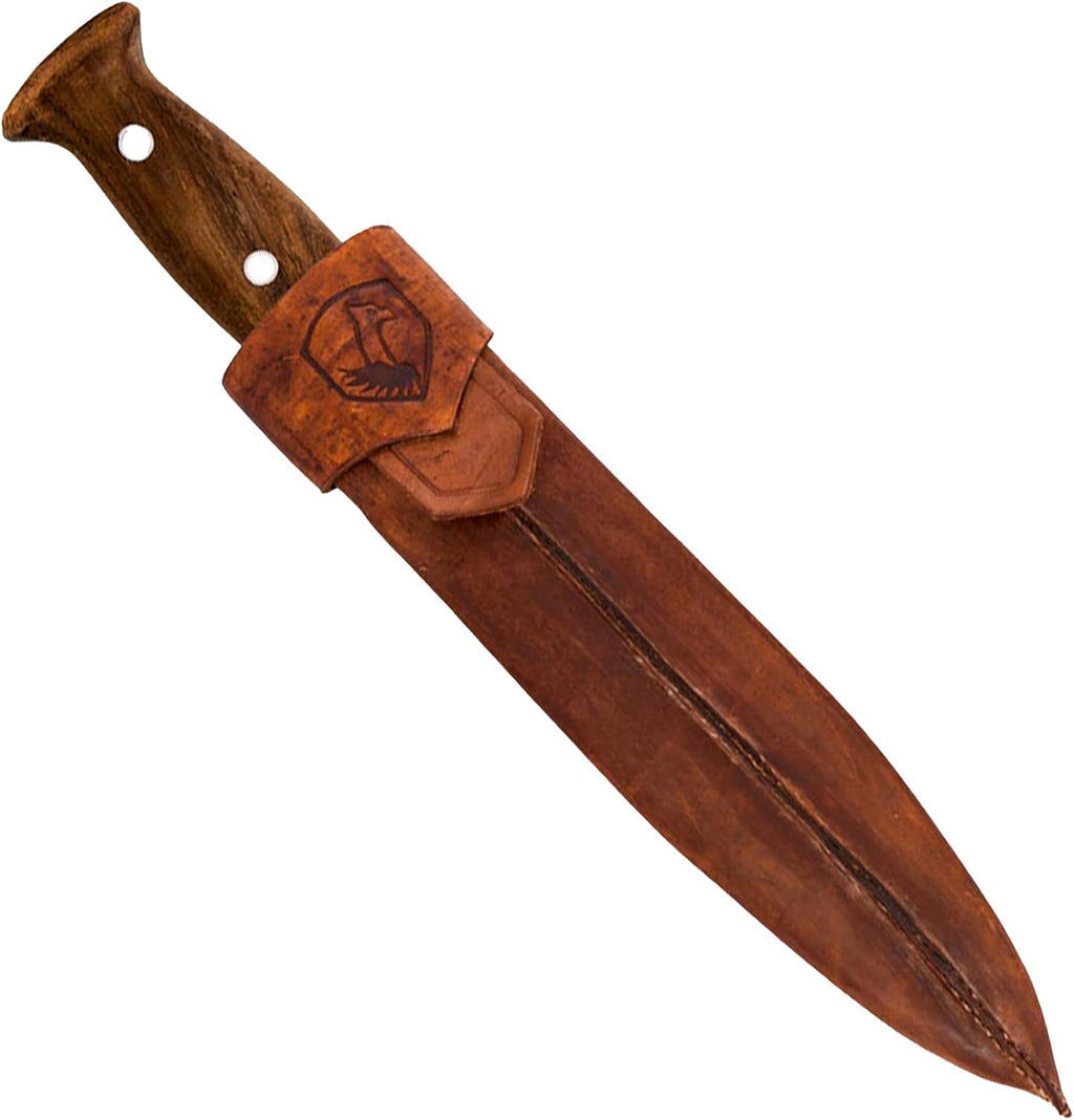 Condor Tool & Knife, Primitive Bush Knife, 8in Blade, Wood Handle with Sheath