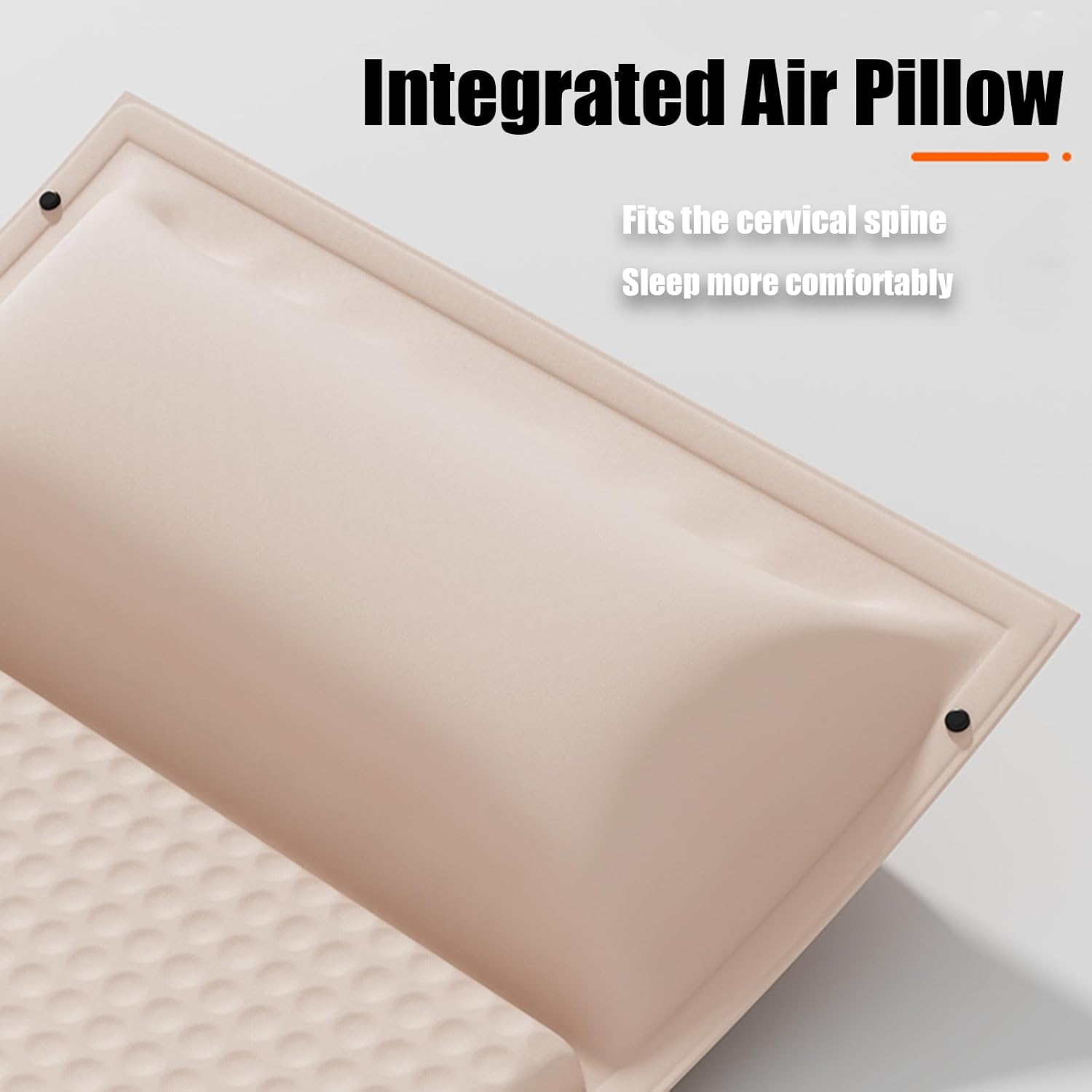 Car Air Mattress Foldable for Jaguar XF Sportbrake X260 X250 Sport Brake Wagon Estate 2013-2025, Back Seat Camping Bed Breathable Airbed Auto-Inflation,Beige Twin