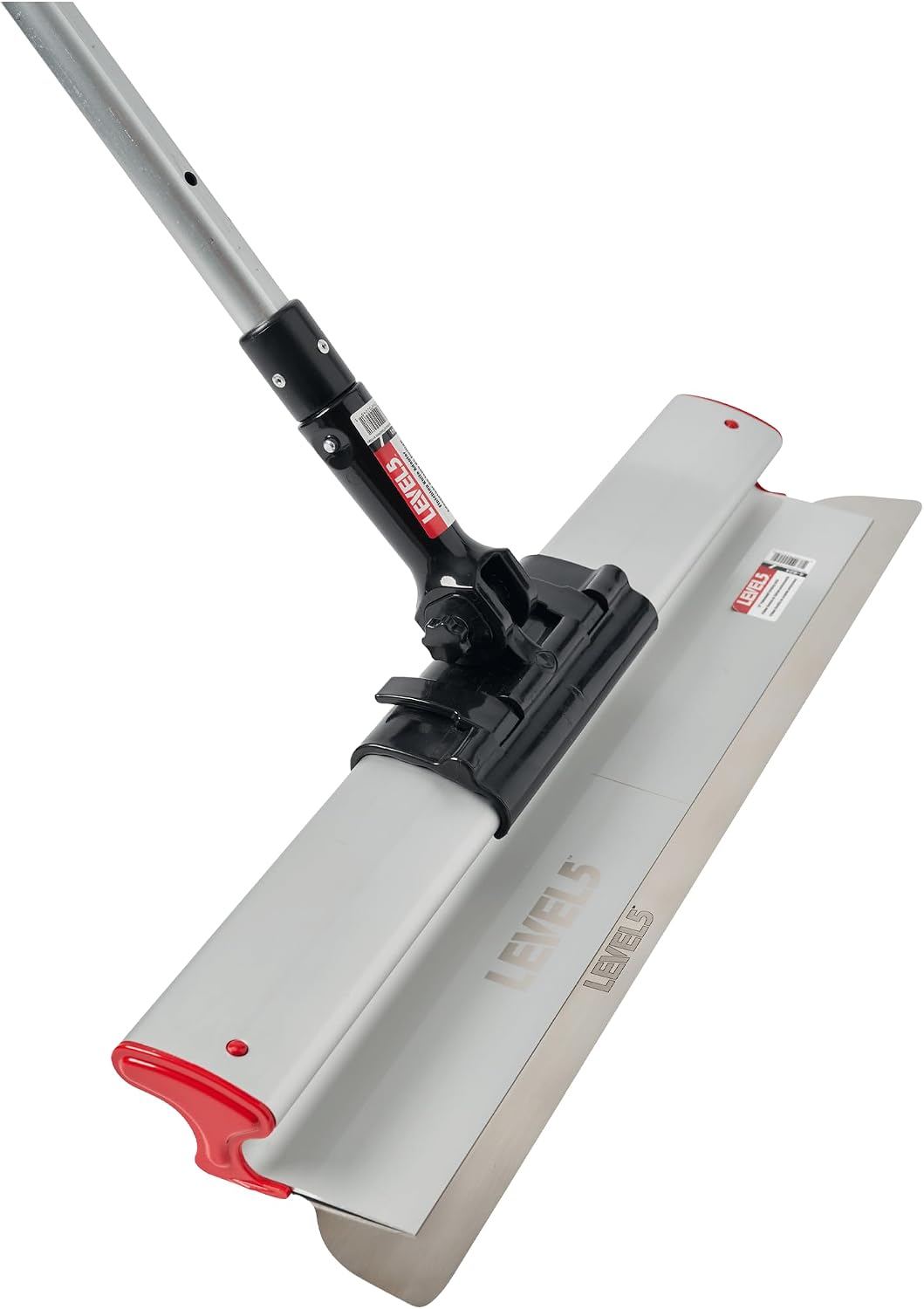 LEVEL5 Drywall Skimming Blade Set | 10, 16 & 24 Inch Skimming Blades, 37-63 Inch Extension Handle | Aluminum Body & Stainless Steel Blade | For Smoothing Walls and Ceilings | 5-440