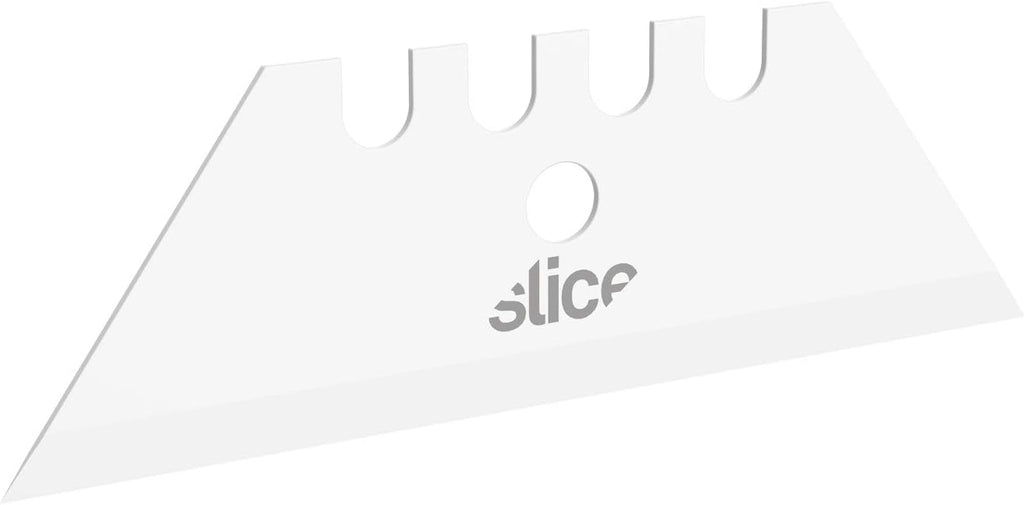 Slice 10525-CS Ceramic Utility Blades (Pointed Tip), True Safety Blades, Finger Friendly, Safe to Touch, 11x Longer Lasting Than Metal, Double-Sided Blades Extend Blade Life, Never Rusts (12 Blades)