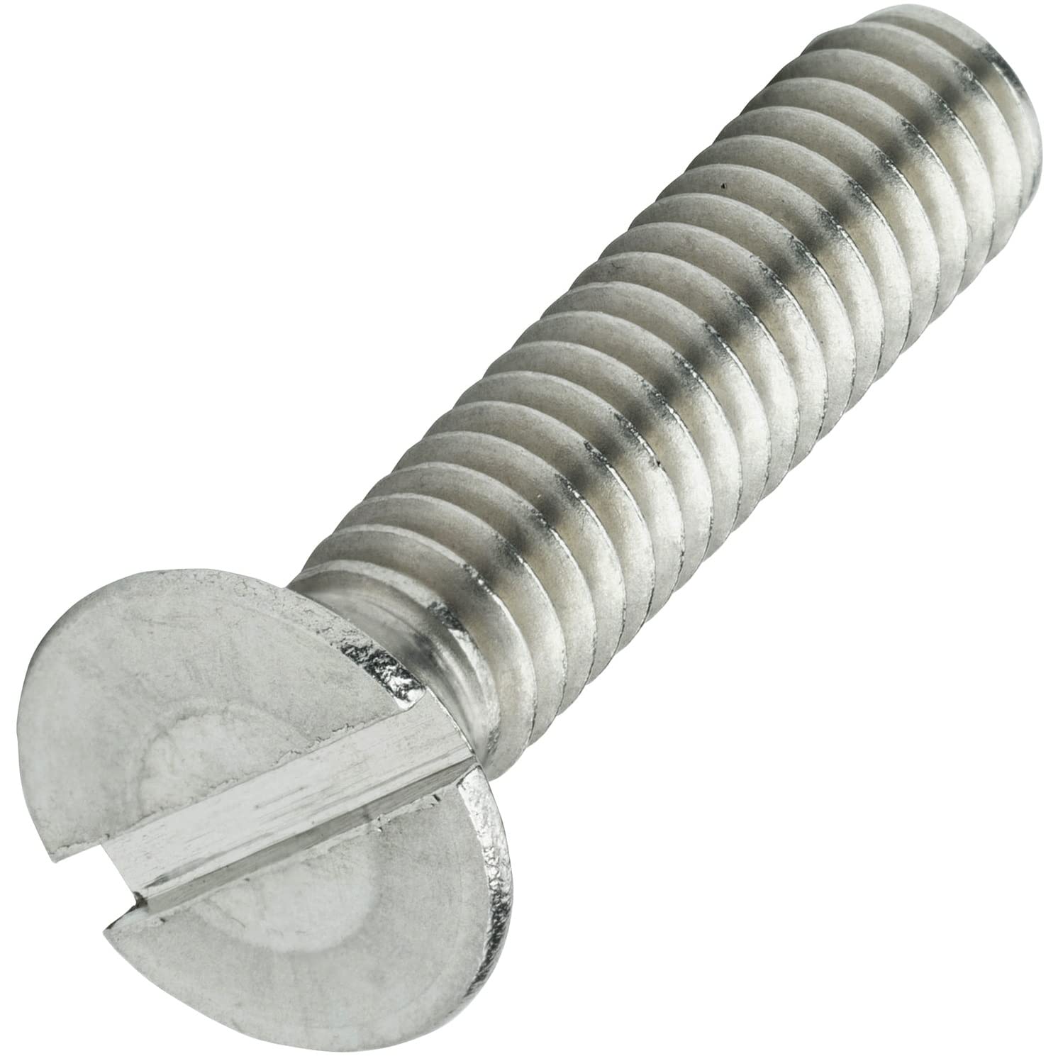 1/4-20 x 5/8' Flat Head Slotted Machine Screws Kit Hardware Stainless Steel 18-8 Pack of 500 Fastener Set LS13590F
