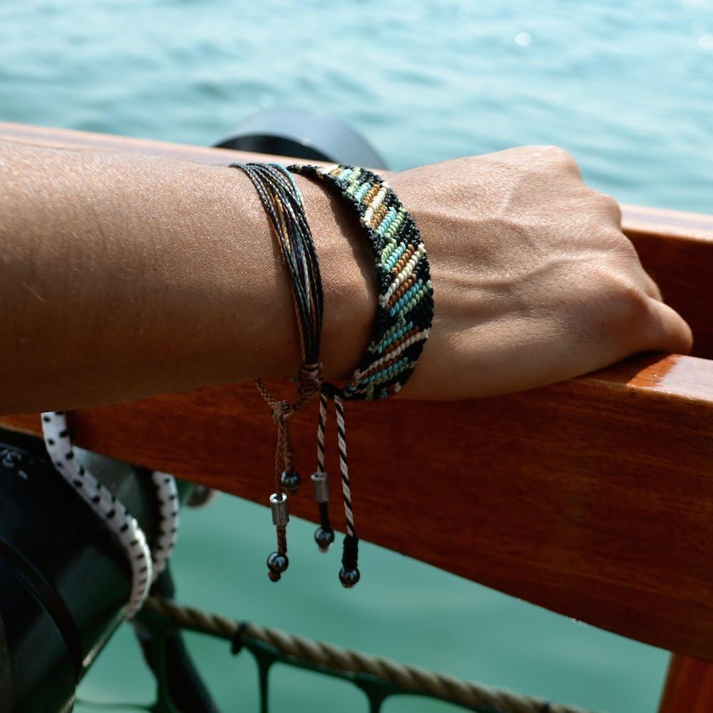 Macrame & Surfer Bracelets in Link Category with Multiple Colors
