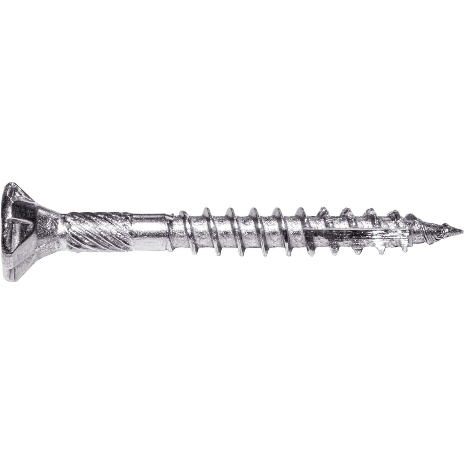 Jake Sales #8 x 1-1/2' Silver Star Stainless Steel Wood Screw Torx/Star Drive Head - Grade 305 Stainless Steel Torx/Star Drive Wood Screws - (Full Box - 6500 Approx. Screw Count)