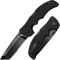 COLD STEEL Recon 1 4' S35VN Razor-Sharp Blade 5.375' G-10 Handle Tactical Folding Knife w/Tri-Ad Lock, Ambidextrous Pocket/Belt Clip