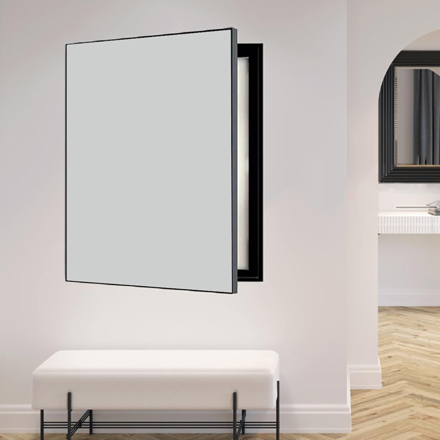 Electrical Panel Cover Home Electric Meter Box Decorative Panel, Plain Color Circuit Breaker Panel Protective Lid, Modern Breaker/ Distribution Box Cover Wall Hanging(Style14,WXH-60 x 80CM-23.6 x 31.5