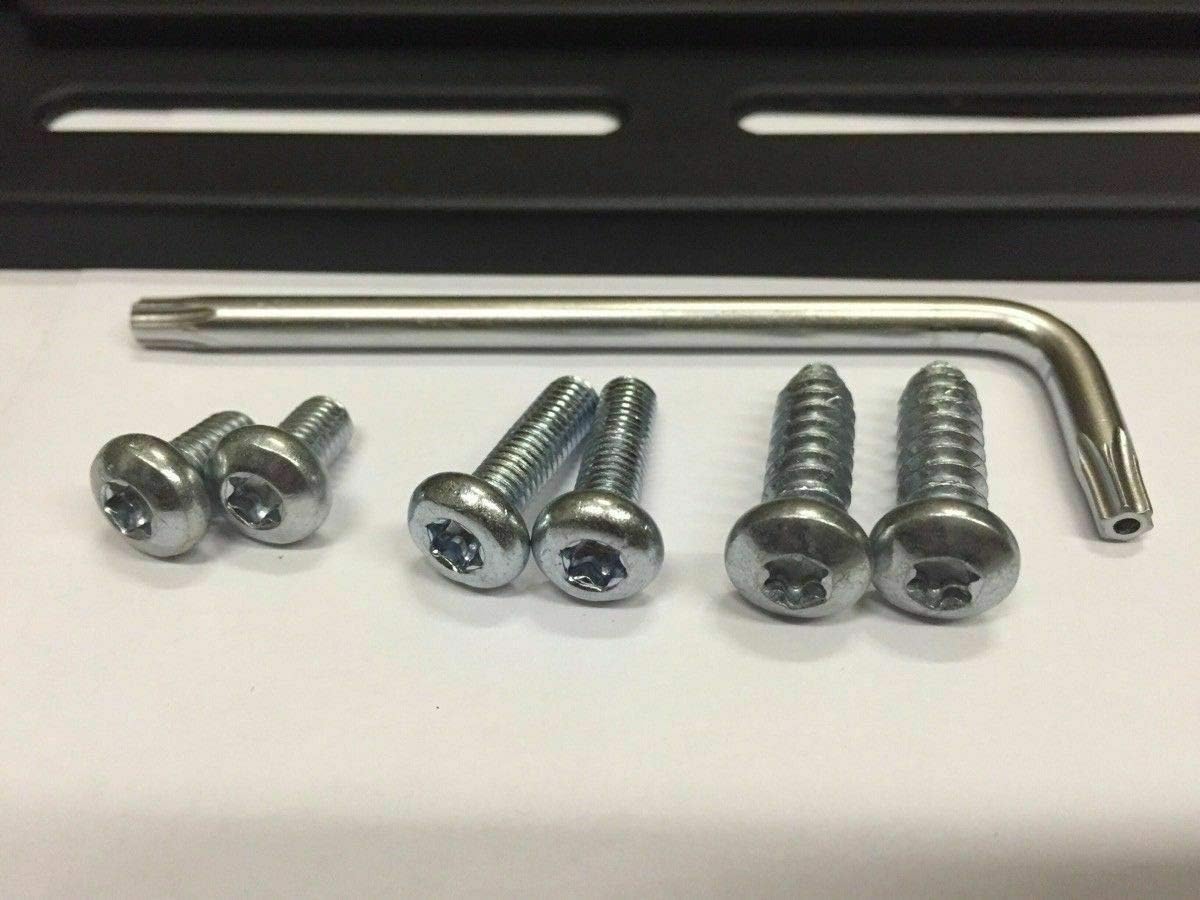 30 Front License Plate Tag Holder Mounting Adapter Bumper Kit Bracket for Auto Car SUV Truck Van Golf Cart (All Models) Quantity Discount (9.45$ to 5.60$)(Each with 6 Screws + 2 Built in Nuts) (30)