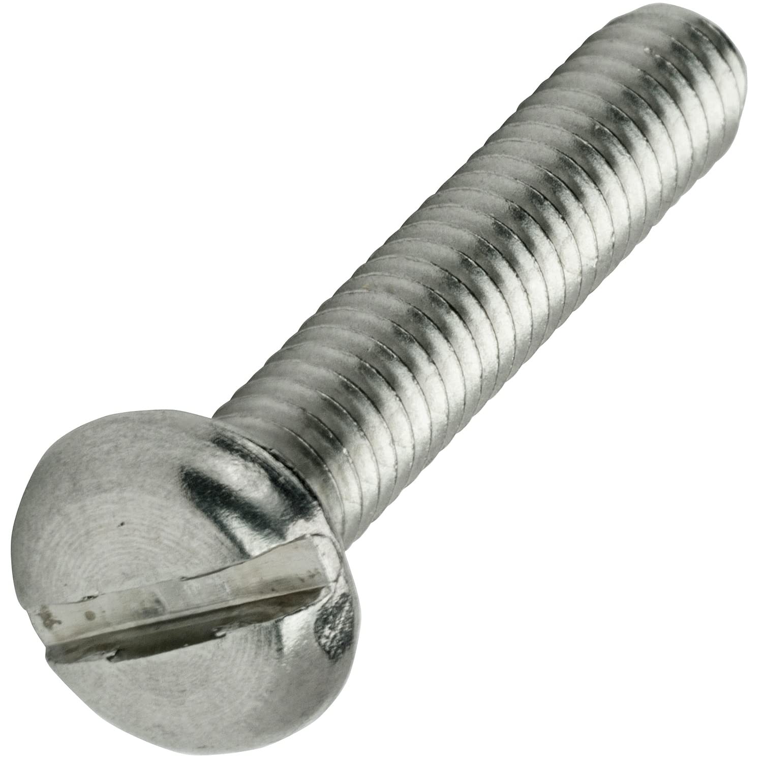 1/4-20 x 5/8' Slotted Pan Head Machine Screws Kit Hardware Stainless Steel 18-8 Pack of 500 Fastener Set LS12753F