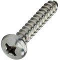 #1 x 5/8' Sheet Metal Screws Kit Hardware Self Tapping Pan Head Stainless Steel Pack of 1000 Fastener Set LS18111F